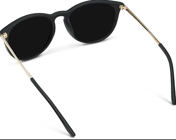 Women's Retro Round Sunglasses Polarized UV Protection Trendy Designer Style Fashion Shades for Women